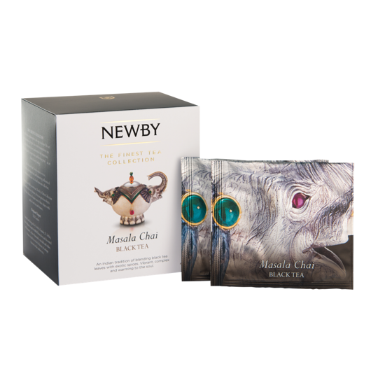 Newby Masala Chai Silken Pyramids Tea Bags