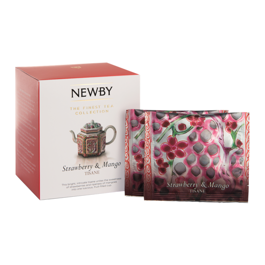 Newby Strawberry & Mango Silken Pyramids Tea Bags
