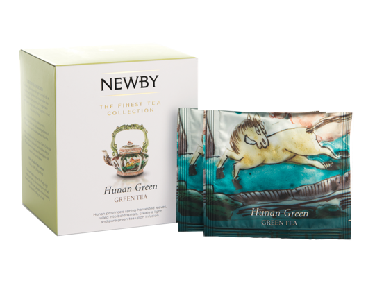 Newby Hunan Green Silken Pyramids Tea Bags