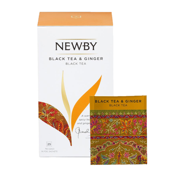 Newby Black Tea & Ginger Tea Bags
