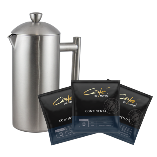 Cafetiere And Coffee