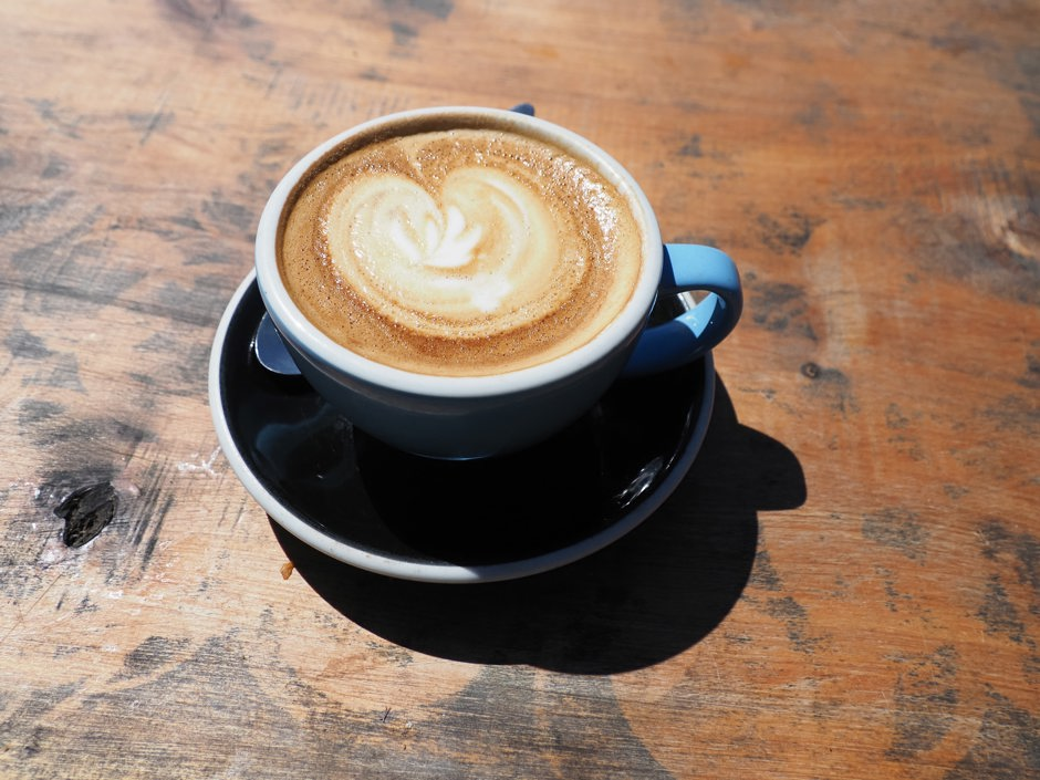 Latte Art In Coffee Mug