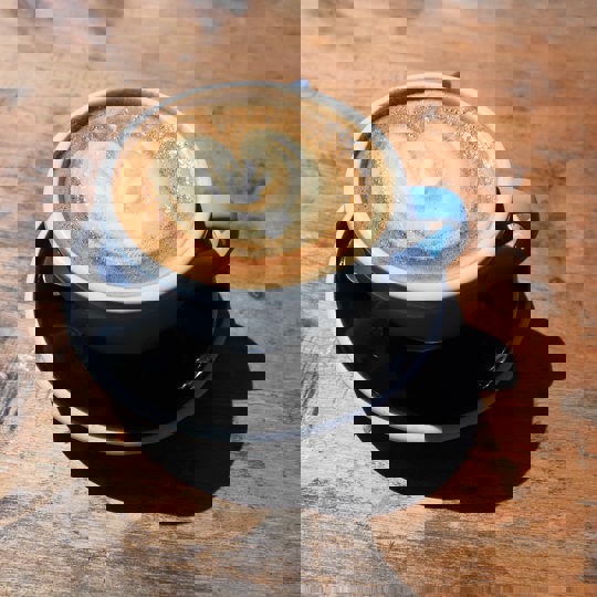 Latte Art In Coffee Mug