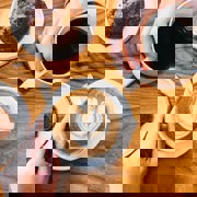 Latte Art In Coffee Mug