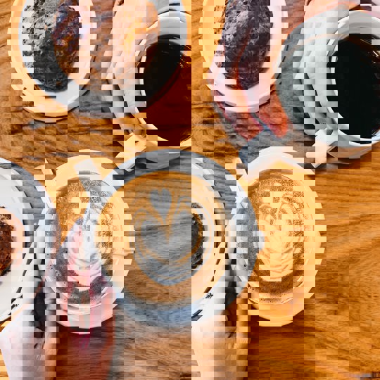 Latte Art In Coffee Mug