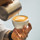 Person doing latte art