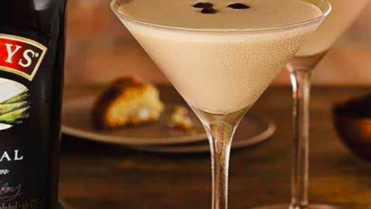 Baileys flat white martini