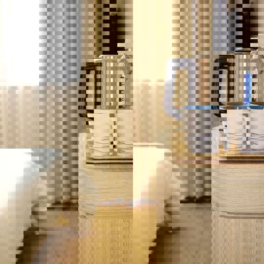 Coffee In Hotel Room