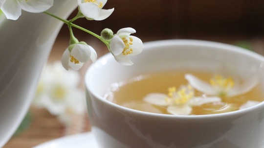 Herbal Tea And Flowers