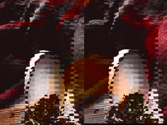 Cup With Coffee Beans